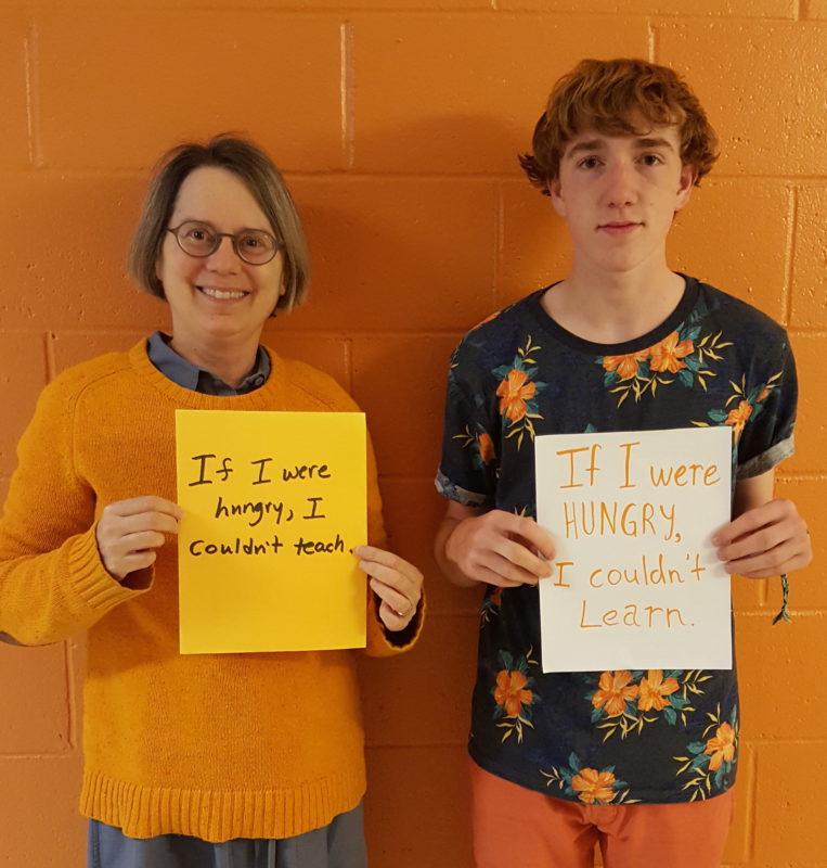 Teach Learn Hunger Selfie