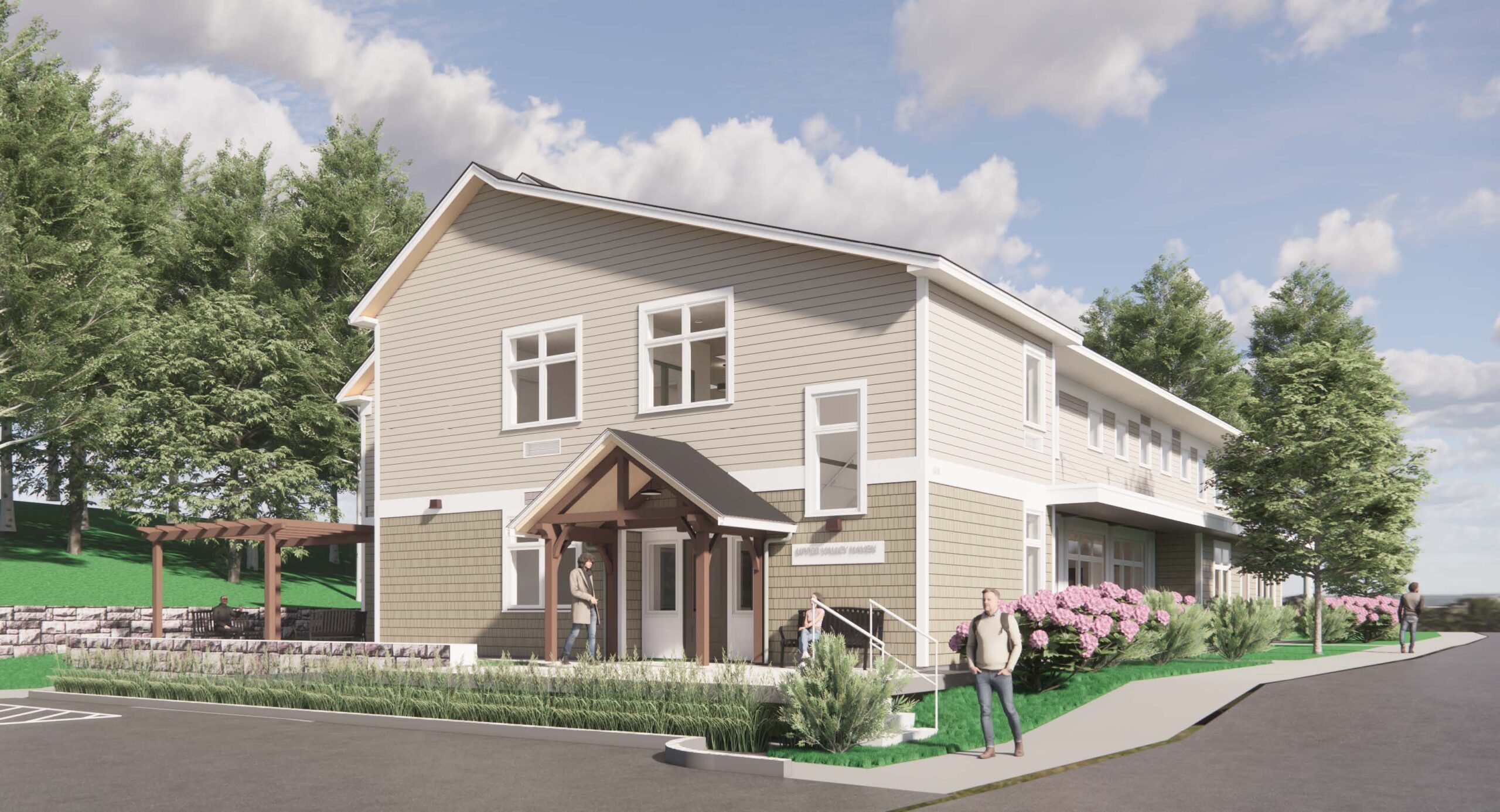 Shelter & Resource Center Rendering Shelter & Resource Center Rendering